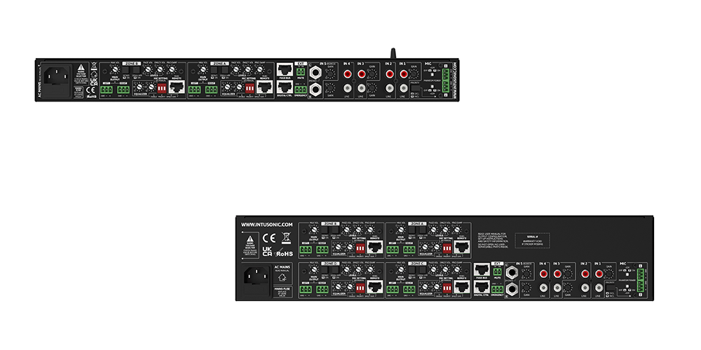 INTUSONIC HMA72 und HMA74 Anschlüsse